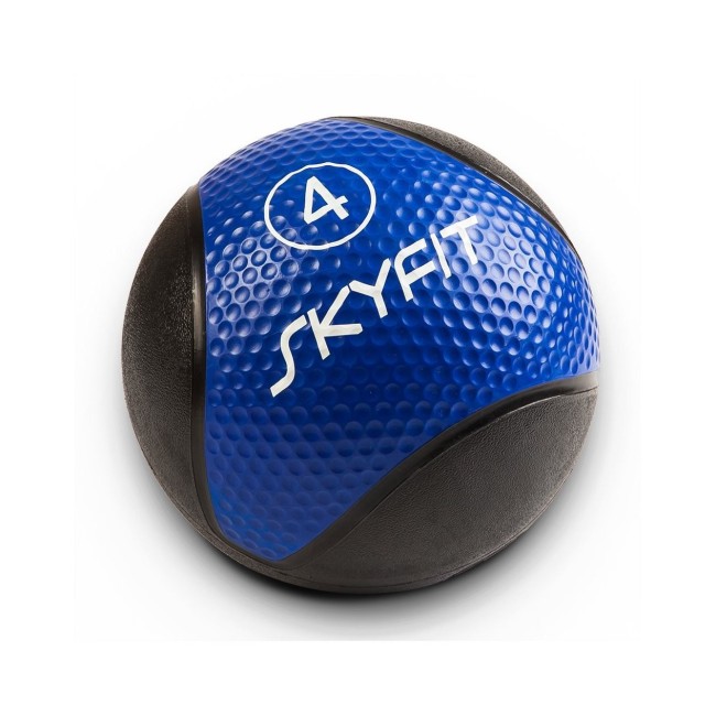 Медицинский мяч SkyFit SF-MB4k черный/синий