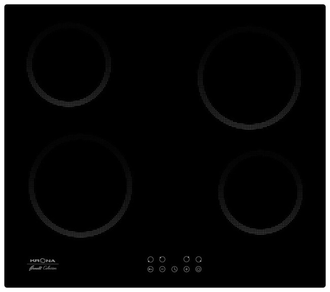 Встраиваемая электрическая варочная панель Krona Accordo 60 BL