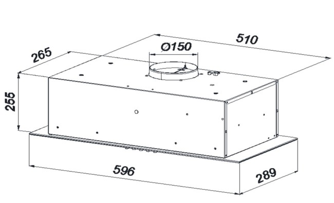 Встраиваемая вытяжка Konigin Awe White 60 Встраиваемая вытяжка Konigin Awe White 60