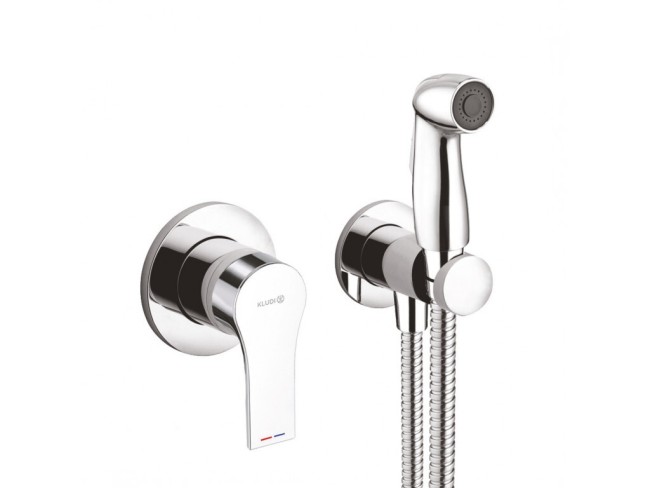 Смеситель с гигиеническим душем Kludi Zenta SL (489990565) Смеситель с гигиеническим душем Kludi Zenta SL (489990565)