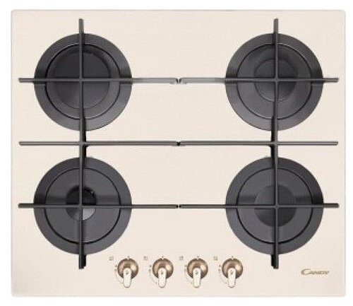 Встраиваемая газовая варочная панель Candy CVG 64 STG BA Встраиваемая газовая варочная панель Candy CVG 64 STG BA