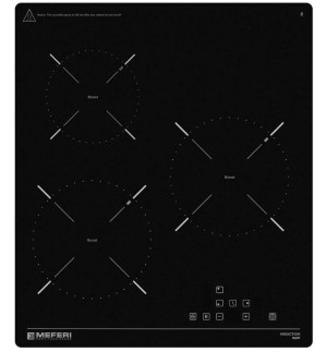 Встраиваемая индукционная варочная панель Meferi MIH453BK Power