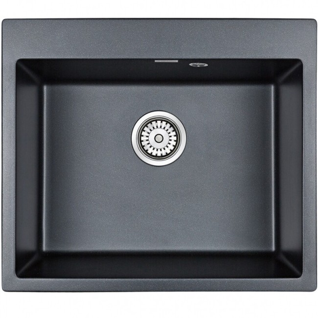 Кухонная мойка Paulmark KANTE черный металлик Кухонная мойка Paulmark KANTE черный металлик