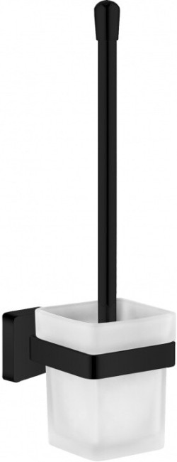 Ершик в стакане Aquanet с держателем черный матовый (6588MB) Ершик в стакане Aquanet с держателем черный матовый (6588MB)