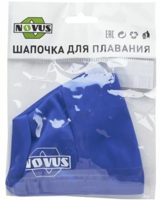 Шапочка для плавания Novus NPC-30 синий