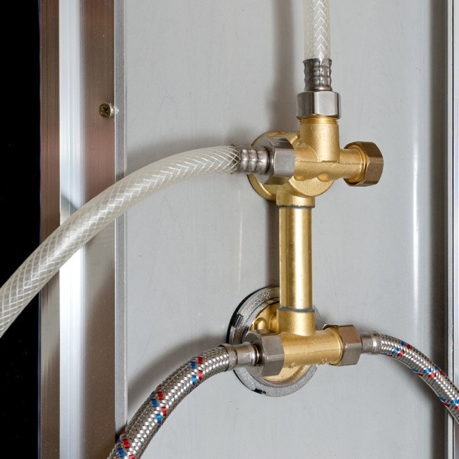 Душевая кабина Deto BM1590LED+GMBLACK