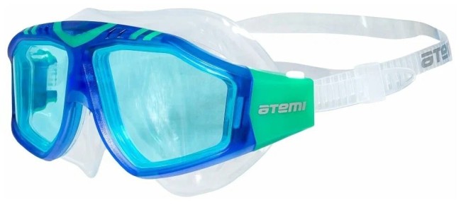 Очки-полумаска для плавания Atemi Z501 силикон (син/зелен) Очки-полумаска для плавания Atemi Z501 силикон (син/зелен)