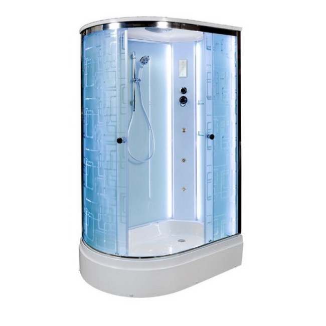 Душевая кабина Deto EM2712RLED+GM