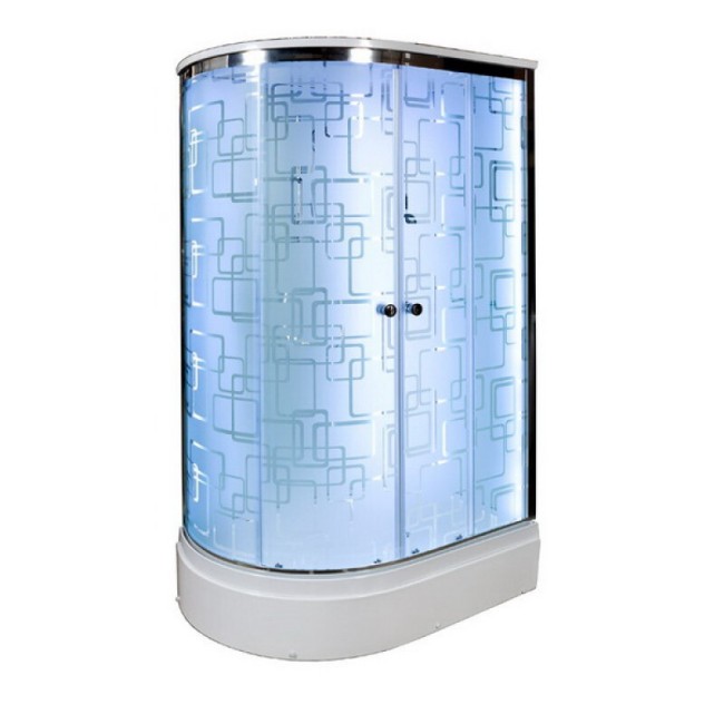 Душевая кабина Deto EM2712RLED+GM