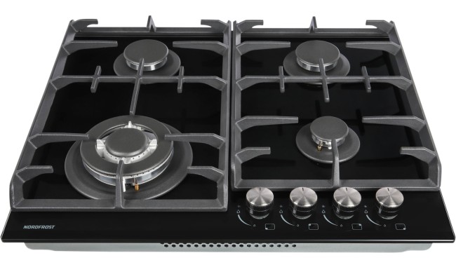 Встраиваемая газовая варочная панель Nordfrost HM 6044 B Встраиваемая газовая варочная панель Nordfrost HM 6044 B
