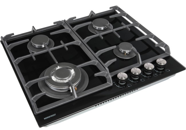 Встраиваемая газовая варочная панель Nordfrost HM 6044 B Встраиваемая газовая варочная панель Nordfrost HM 6044 B