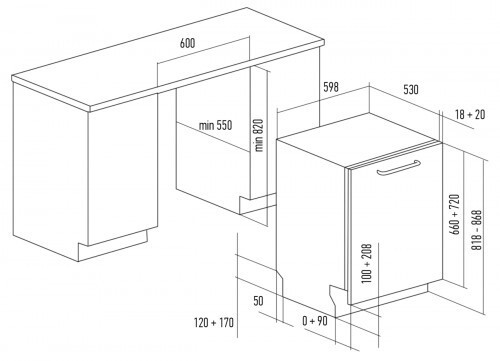 Встраиваемая посудомоечная машина Kuppersberg GSA 489
