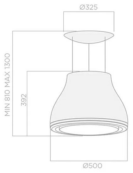 Островная вытяжка Elica Shining CAST IRON/F/50 Островная вытяжка Elica Shining CAST IRON/F/50