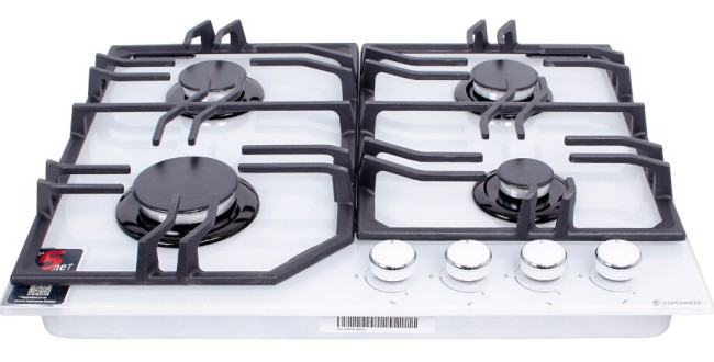 Встраиваемая газовая варочная панель Esperanza HG4G12 W Встраиваемая газовая варочная панель Esperanza HG4G12 W