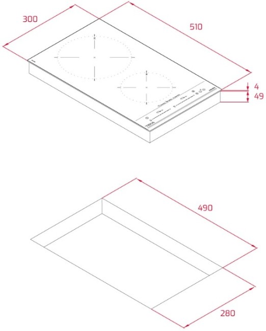 Встраиваемая индукционная варочная панель Teka IZC 32310 MSP black