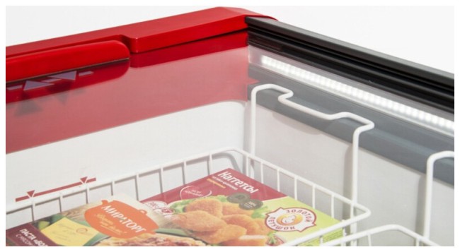 Морозильник-ларь Frostor Gellar FG 700 C красный