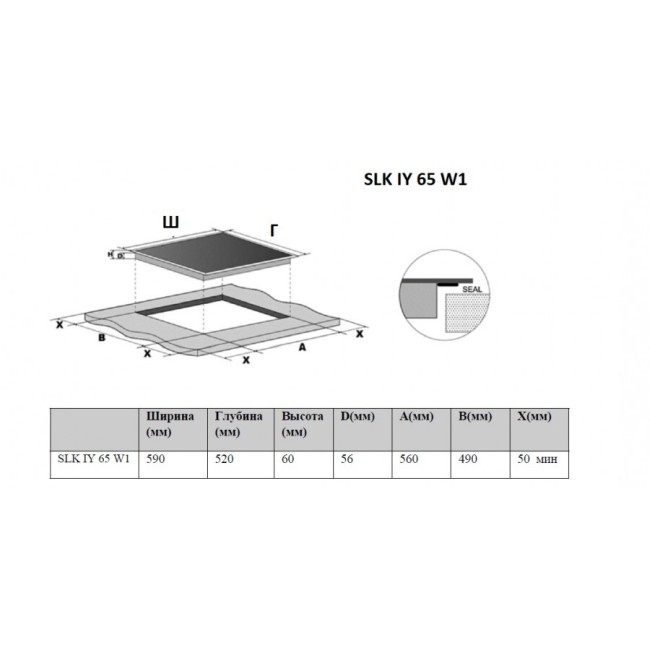 Встраиваемая индукционная варочная панель Schaub Lorenz SLK IY 65 W 1 Встраиваемая индукционная варочная панель Schaub Lorenz SLK IY 65 W 1
