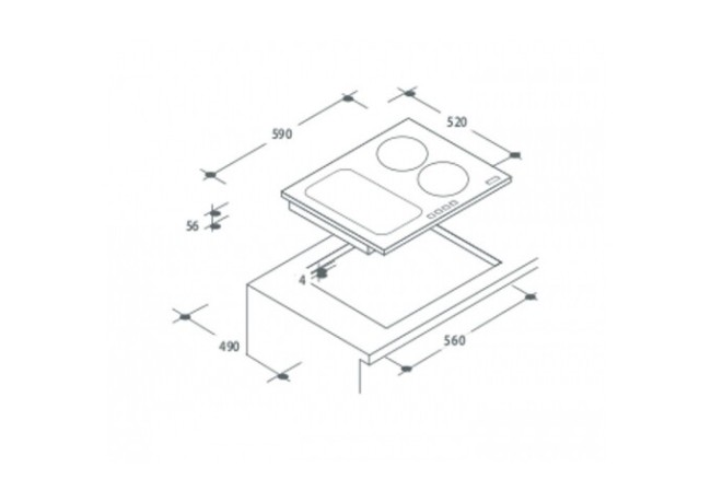 Встраиваемая индукционная варочная панель Candy CFID 36 WIFI Встраиваемая индукционная варочная панель Candy CFID 36 WIFI