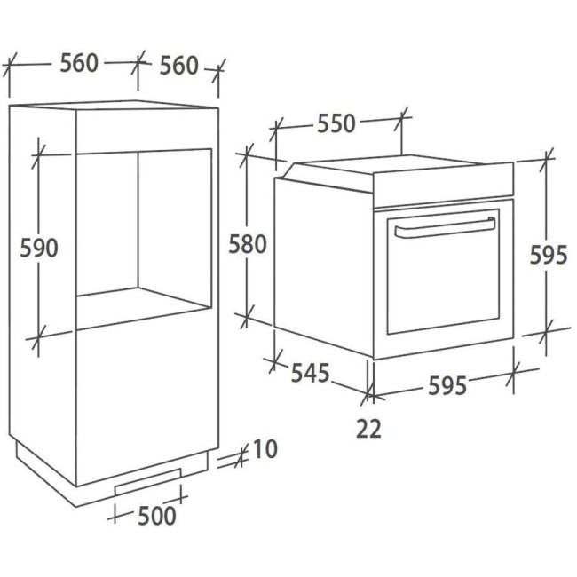Встраиваемый электрический духовой шкаф Candy FCE 625 XL