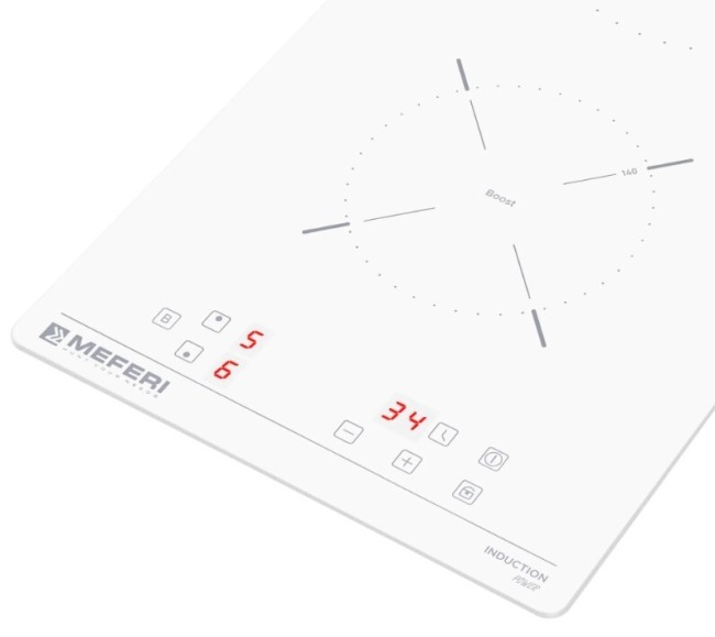 Встраиваемая индукционная варочная панель Meferi MIH302WH Power Встраиваемая индукционная варочная панель Meferi MIH302WH Power