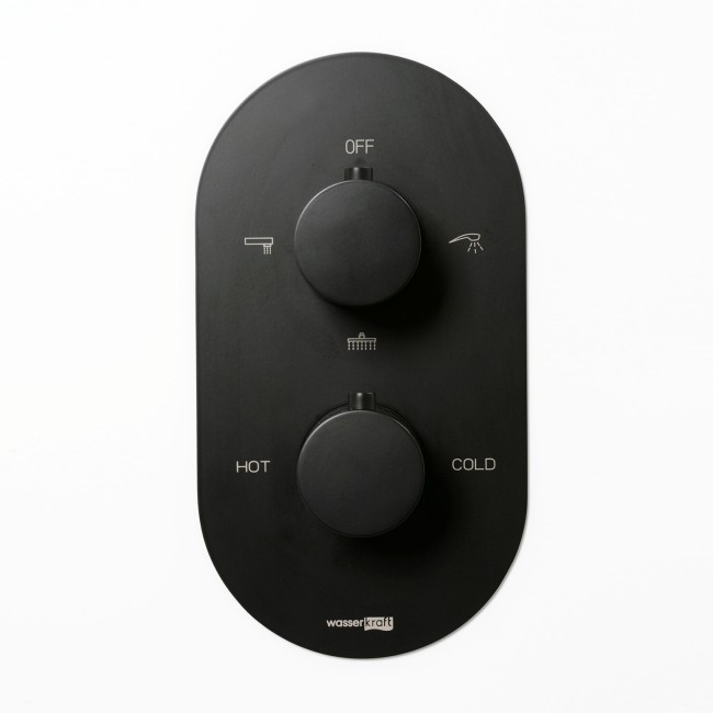 Смеситель для ванны и душа WasserKraft Elbe 7444 Thermo Смеситель для ванны и душа WasserKraft Elbe 7444 Thermo