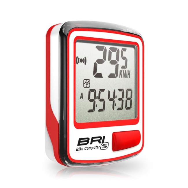 Велокомпьютер Echowell BRI-8 белый/красный Велокомпьютер Echowell BRI-8 белый/красный