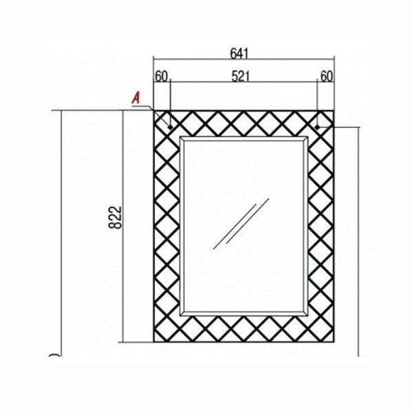 Зеркало Aquaton Венеция 65 (1A155302VNL10) белый Зеркало Aquaton Венеция 65 (1A155302VNL10) белый