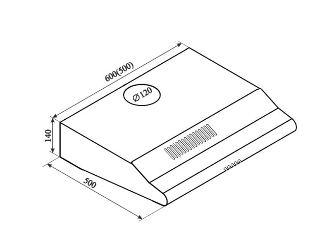 Вытяжка Delonghi Gran-paradiso Avena 60