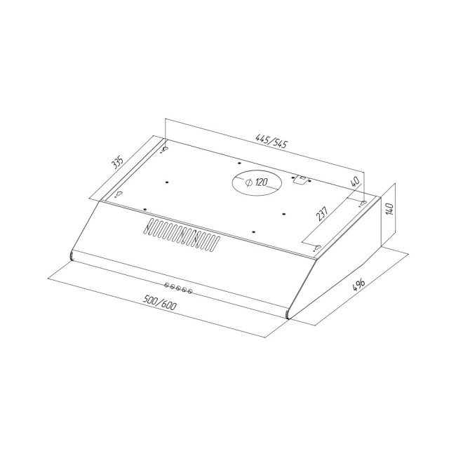 Вытяжка Pyramida MH 10-50 WH