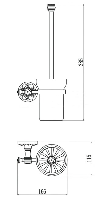 Туалетный ёршик с держателем Savol 58b (S-005894B) Туалетный ёршик с держателем Savol 58b (S-005894B)