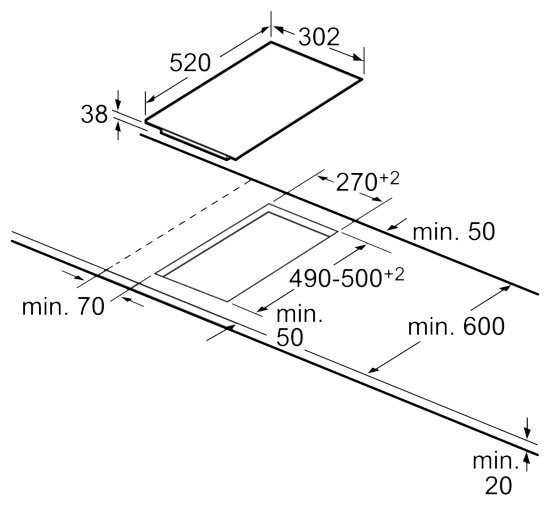 Встраиваемая электрическая варочная панель Siemens ET 375FFP1E