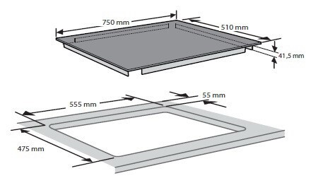 Встраиваемая газовая варочная панель Hotpoint-Ariston PCN 750 T (AN) R Встраиваемая газовая варочная панель Hotpoint-Ariston PCN 750 T (AN) R