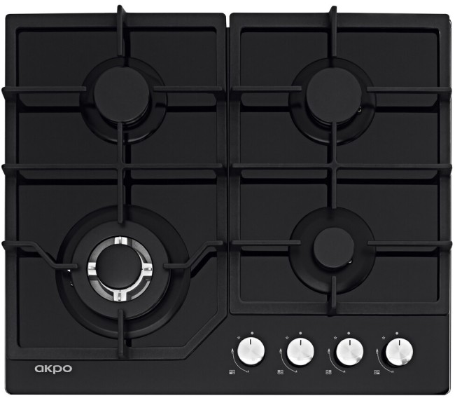 Встраиваемая газовая варочная панель Akpo PGA 604 FGC BL Встраиваемая газовая варочная панель Akpo PGA 604 FGC BL