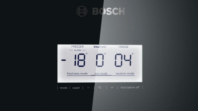 Холодильник Bosch KGN 49SB3AR черный/стекло