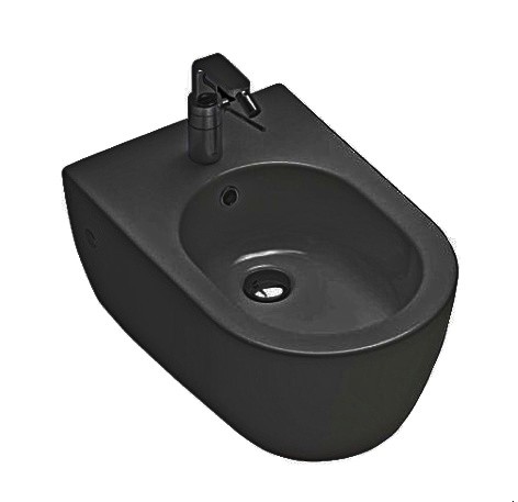 Биде подвесное Hatria FUSION 02 - черный матовый (A0Y1D902)