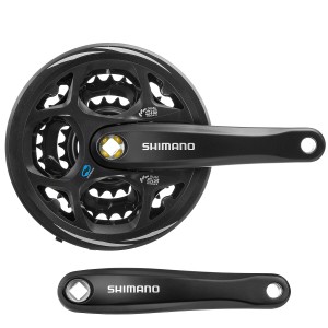 Шатун Shimano Altus черный EFCM311E888CL