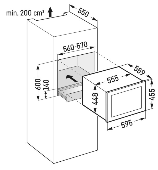 Встраиваемый винный шкаф Liebherr WKEgb 582-26 001