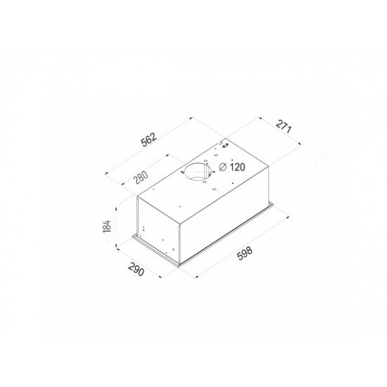 Встраиваемая вытяжка Ciarko Brutto 60 Inox