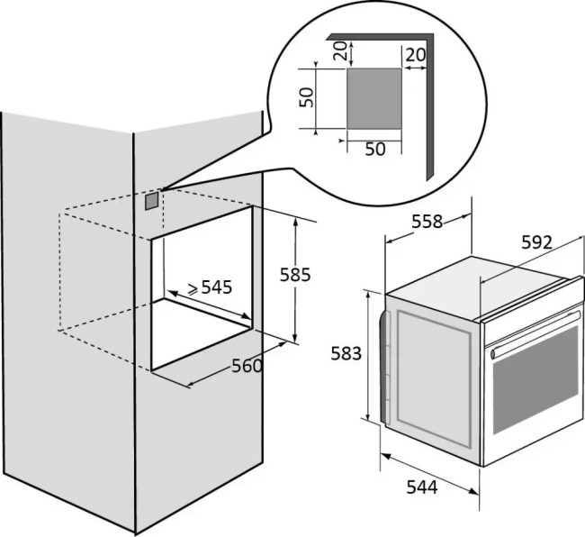 Встраиваемый электрический духовой шкаф Brandt BOH7534LX