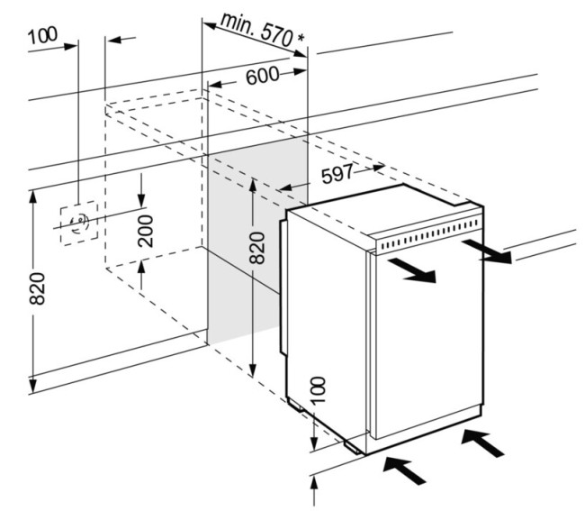 Встраиваемая морозильная камера Liebherr UG 1211
