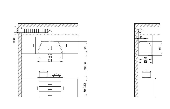 Встраиваемая вытяжка Leran BH 6002