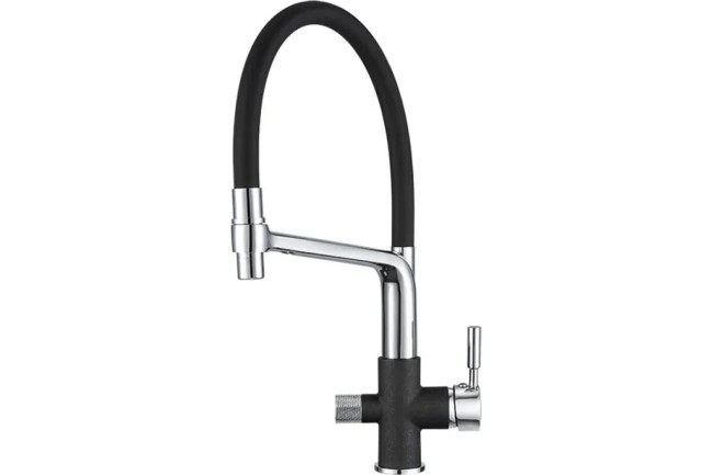 Смеситель для кухни Granula GR-0075 шварц Смеситель для кухни Granula GR-0075 шварц