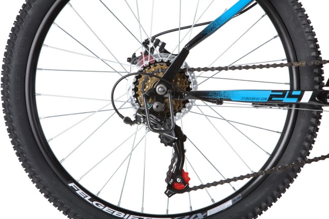 Велосипед Stinger Caiman 24SHD/14BK0 черный (139613) Велосипед Stinger Caiman 24SHD/14BK0 черный (139613)