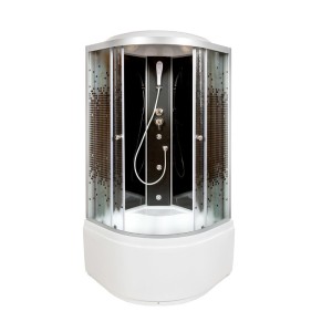 Душевая кабина Deto L 810 с гидромассажем черный