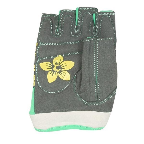 Перчатки для фитнеса Starfit SU-112 серый/мятный/желтый M Перчатки для фитнеса Starfit SU-112 серый/мятный/желтый M