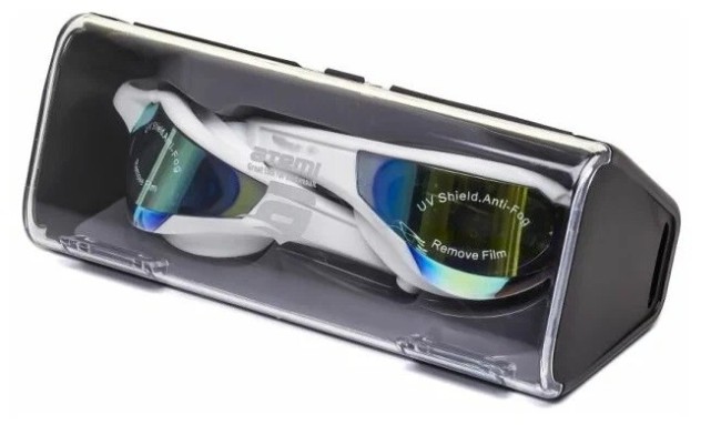 Очки для плавания Atemi силикон (бел), N603M Очки для плавания Atemi силикон (бел), N603M