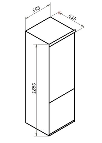 Холодильник Maunfeld MFF185NFB