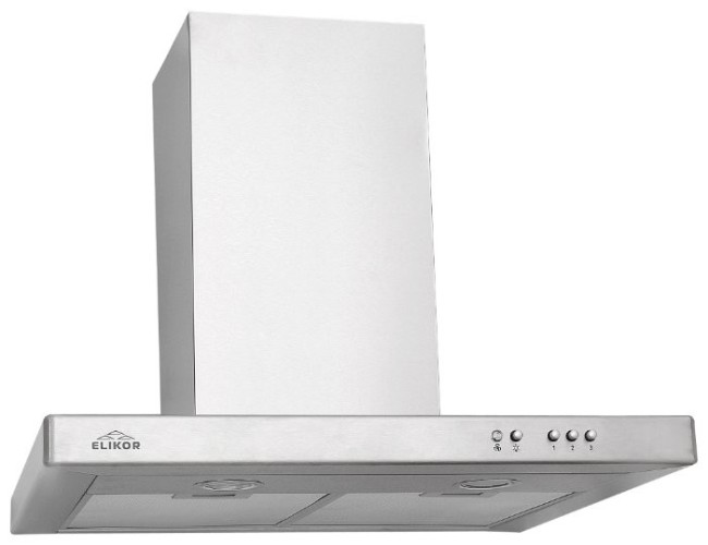 Каминная вытяжка Elikor Квадра 60 нержавейка (430) кп