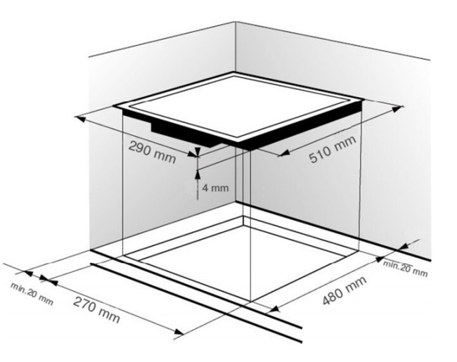 Встраиваемая электрическая варочная панель Zigmund & Shtain CNS 129.30 WX