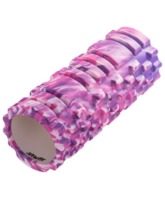 Ролик массажный Starfit FA-503 фиолетовый камуфляж Ролик массажный Starfit FA-503 фиолетовый камуфляж